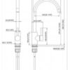 Arc Kitchen Mixer DRAWING Arc Kitchen Mixer