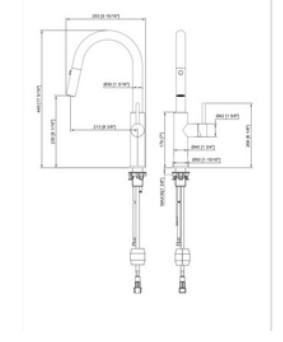 Arc Pull-Out Kitchen Mixer