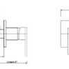 Axis Wall Mixer DRAWING Axis Wall Mixer