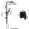 Cascade 250 Twin Shower System