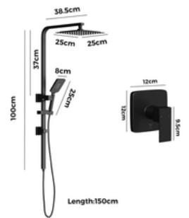 Cascade 250 Twin Shower System