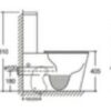 Contour Rimless Toilet drawing Contour Rimless Toilet