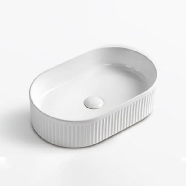 Flute Oval Basin Flute Oval Basin