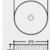 Flute Round Basin drawing Flute Round Basin