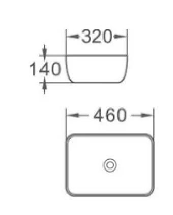Forma 460 Countertop Basin