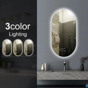 Halo Arch LED Mirror 460 Halo Round 600 LED Mirror