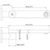Linear Wall Spout DRAWING Linear Wall Spout